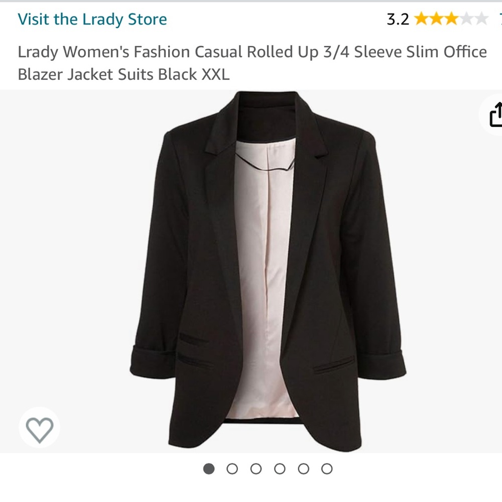 Woman’s Slim Blazer XXL